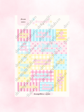 dream note sticker sheet