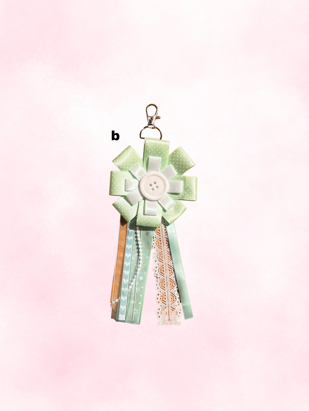 rosette bag charms
