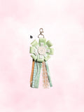 rosette bag charms