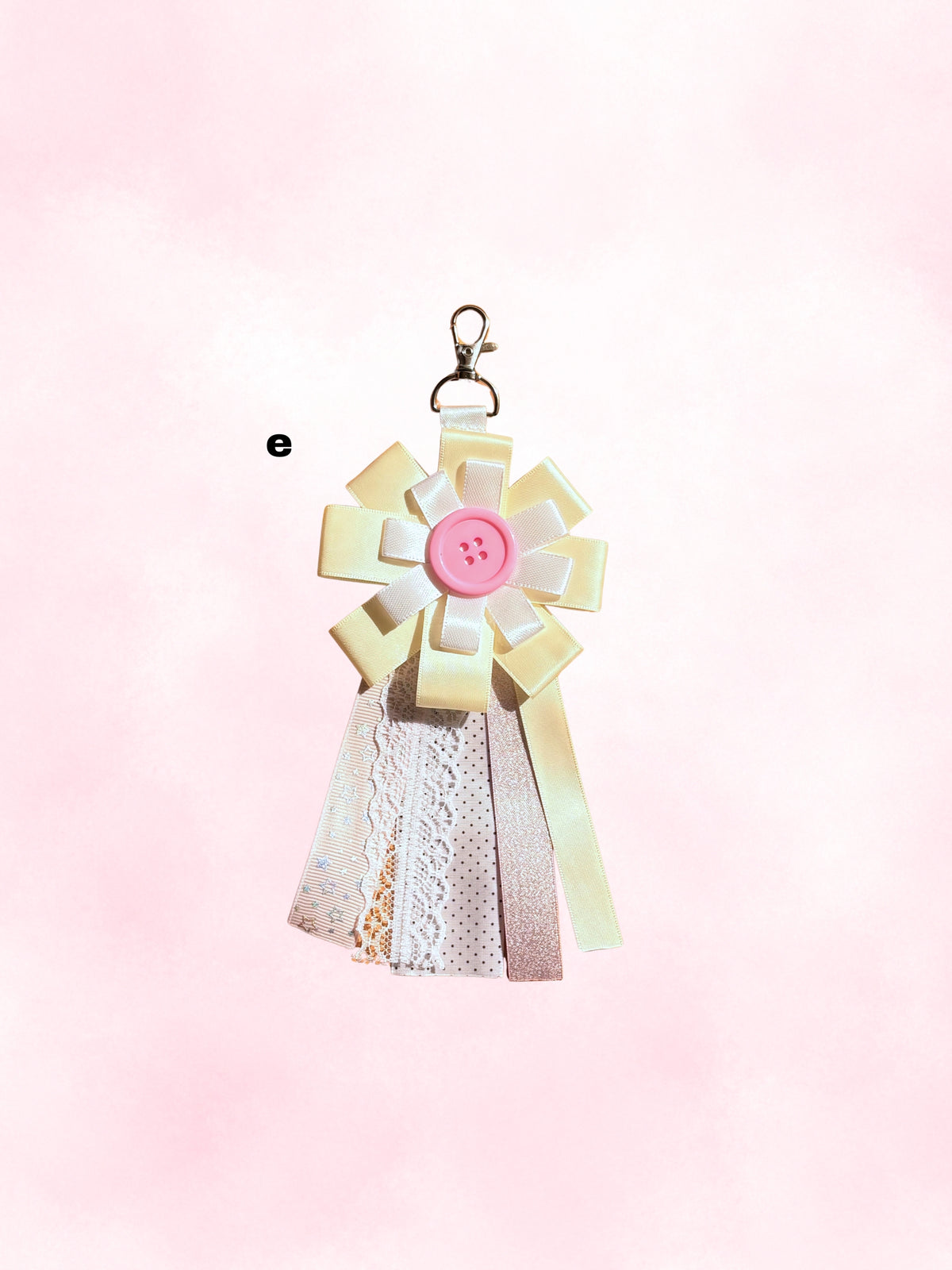 rosette bag charms