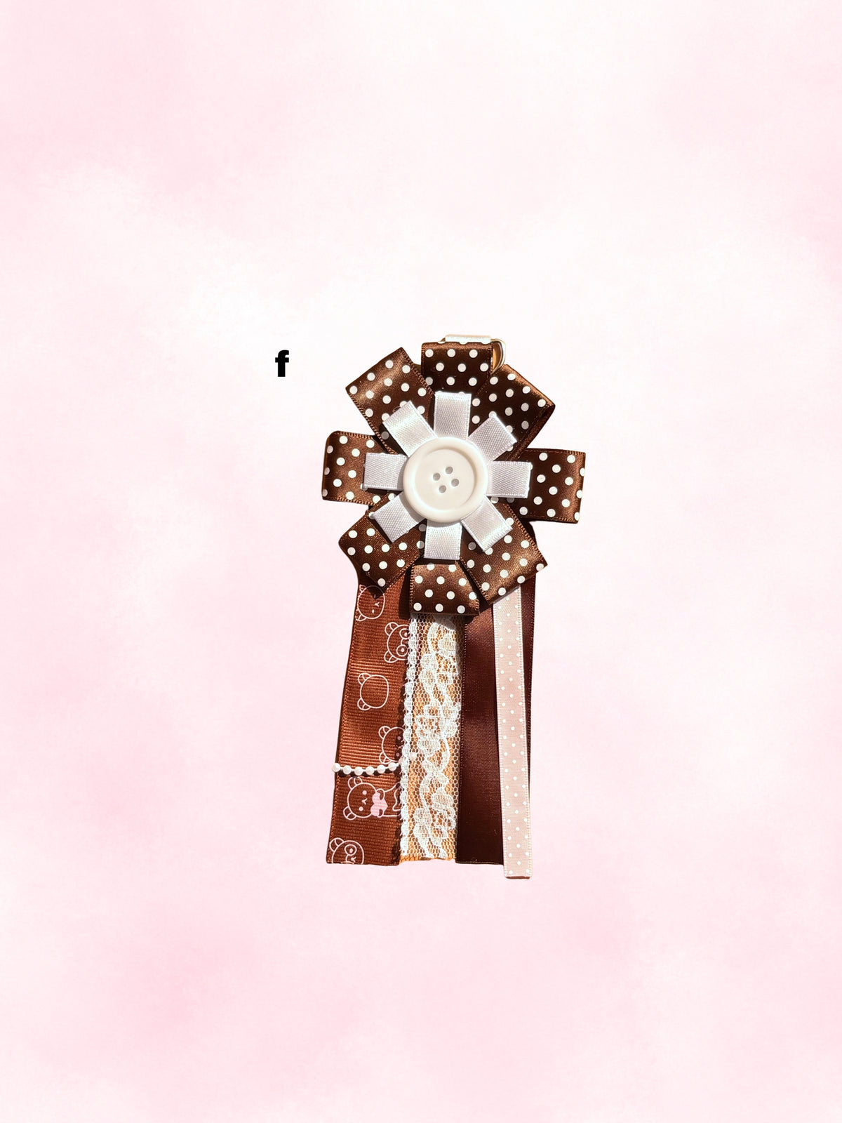 rosette bag charms