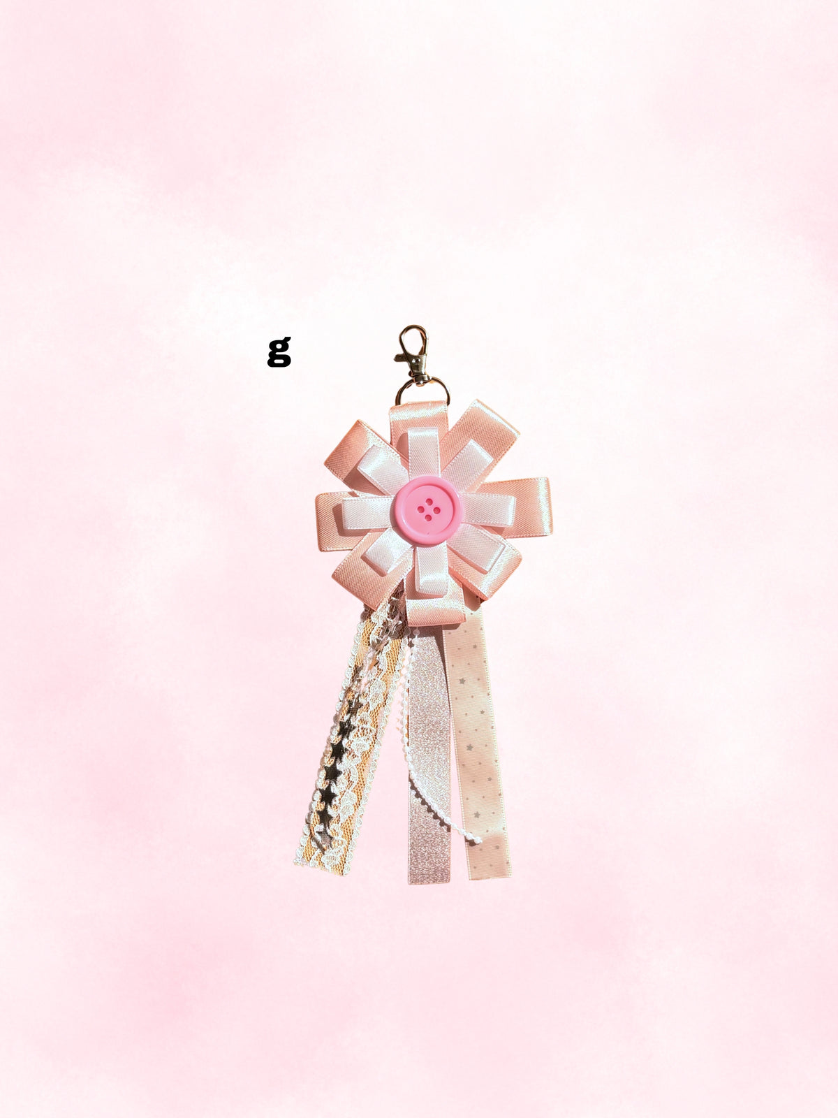 rosette bag charms