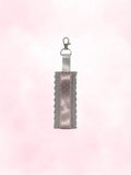 satin & lace bag charm (baby pink)