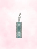 satin & lace bag charm (baby blue)