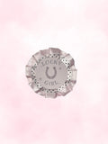 rosette pin (horse shoe)